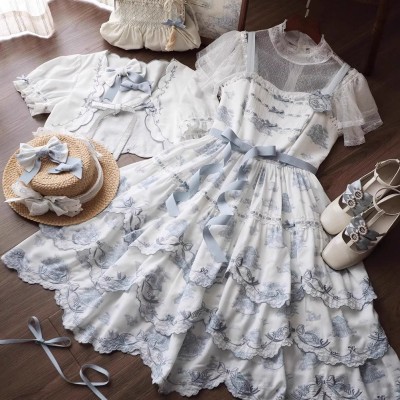 CEL Coppelia Toile de Jouy Bolero and JSKs(Reservation/Full Payment Without Shipping)